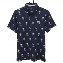 TravisMathew ポロシャツ パームツリー柄 ブラック - メルカリ