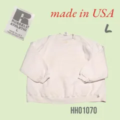 USA製無地スウェットトレーナーLラッセルアスレティック