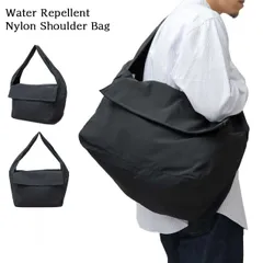 バッグ ショルダーバッグ ニュースペーパーバッグ ビッグサイズ 大きめ 大容量 メンズ ユニセックス ビッグ 撥水 撥水加工 大きいサイズ BLACK REGiSTA レジスタ am-674(商品番号)