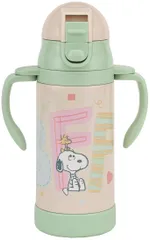 【特価商品】スケーター (skater) 両手 ストロー付き ステンレス 水筒 ベビーマグ スヌーピー 350ml STWM3N-A