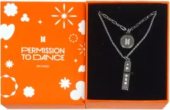 アクセサリー(非金属)　BTS(防弾少年団) ツーチェーンペンダントネックレス 「PERMISSION TO DANCE ON STAGE」 中古】アクセサリー(非金属) BTS(防弾少年団) ツーチェーン