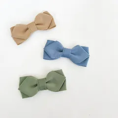 【匿名配送】ベビーからキッズ蝶ネクタイ　ペタシャムリボンで高級感　七五三　結婚式　発表会　卒園式　入学式　写真撮影