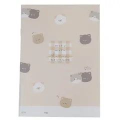 【メール便】連絡帳 A5連絡ノート横 モフモフキティーズ クーリア 新学期準備文具 れんらくノート グッズ 