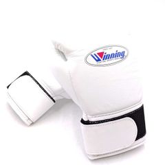 WINNING 위닝 복싱 글로브 프로페셔널 타입 매직 테이프식 8온스 화이트 MS-500B