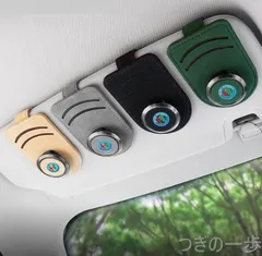 新品！アルファロメオ[Alfa Romeo] ロゴ 車用サングラスクリップ メガネクリップ ホルダーメガネ  多機能 カード収納  ☆4色選択☆  番号01 全車種対応のサムネイル