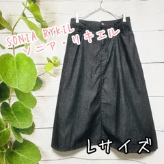 【美品】SONIA RYKIEL ソニア・リキエル スカート Lサイズ フラワー柄 春夏 レディース フランス ブランド 古着 used