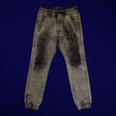DIESEL ディーゼル / ヴィンテージ加工 ジャガード ジョグジーンズ デニム イージーパンツ Y2K 襤褸 SIZE：28