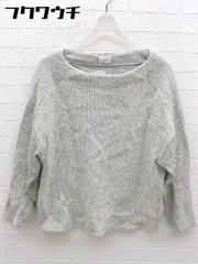 ◇ URBAN RESEARCH DOORS アーバン リサーチ ウール 長袖 ニット セーター サイズONE グレー系 レディース 【中古】 【1002802337567】