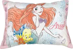 モリピロ(MORIPiLO) 子供用枕 ディズニープリンセス アリエル ピンク 洗える クッション約40x30cm  綿100カバー付き ふんわり柔らか
