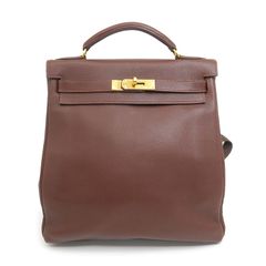 エルメス HERMES ケリーアドGM リュック ブラウン系 □B・1998年