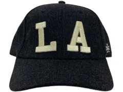 AMERICAN NEEDLE (アメリカンニードル) ウールベースボールキャップ MiLB AAA LA マイナーリーグ ロサンゼルスエンゼルス 野球帽 中国製 SMU670C-LOS F ブラック メンズ/004