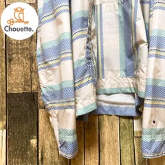 《超激レア》トミーヒルフィガー TOMMY HILFIGER 白☆マウンテンパーカー L 刺繍ロゴ フラッグ刺繍 ワンポイントロゴ IDEALジッパー ハーフジップ アノラック 限定サーフコレクション SURF SHACK 厚手生地 ホワイト h168