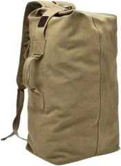 Ｔｈａｉ　Ｓａｗａｄｅｅ Thai Sawadee メンズ ミリタリーバッグ リュック バックパック 大容量 ボストンバッグ ダッフルバッグ( ベージュ,  M)