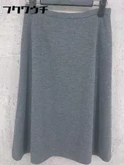 ◇ ELLE エル バックジップ 膝丈 フレア スカート グリーン レディース 【中古】 【1002801010287】のサムネイル