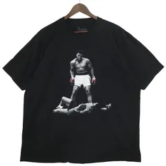 未使用に近い　USA製 モハメドアリ　シングルステッチ　Lサイズ 古着 MUHAMMED ALI モハメドアリ ボクシング スポーツプリントTシャツ