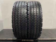 【新品】24年製 札幌発 引取OK BS W900 245/70R19.5 136/134J 19.5インチ トラックタイヤ スタッドレス 2本 低床 大型トラック　(JRF001)
