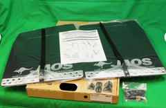 JAOS マッドフラップ スプラッシュガード ランドクルーザー 90/100/120 ハイラックス GUN125 FJクルーザー用