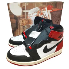 NIKE ナイキ Air Jordan 1 Retro High OG Black Toe Reimagined スニーカー DZ5485-106 28 ブラック×レッド