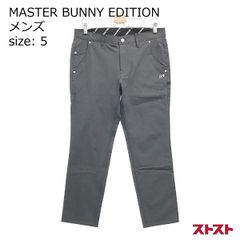 3 マスターバニー パーリーゲイツ取扱 サイドロゴラインパンツ 灰