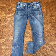 イタリア製 DIESEL KEATE WASH 0071J デニム W24L30 ディーゼル ダメージデニム ジーパン Gパン レディース Ladies ボトムス ユーズド USED 古着 MADE IN ITALY