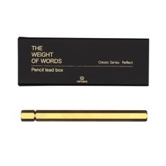 ワイスタジオ THE WEIGHT OF WORDS Classic Series Reflect シャープ芯ケース ブラス　YS-STAT-07