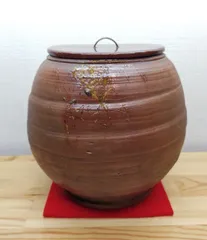 茶道具　水指　常滑　茶室 Amazon.co.jp: 珍品 不識水指 常滑 茶道具 水指 達磨大師 時代物