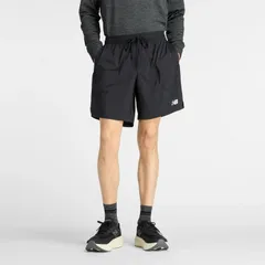 ニューバランス ショートパンツ メンズ Newbalance Sportショーツ 7インチ (インナー無し） 吸汗速乾 軽量 ウーブン ハーフパンツ  ランニング  トレーニング スポーツウェア トレ 運動 短パン メンズウエア/MS53807-BK