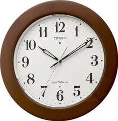 CITIZEN シチズン 電波掛け時計 4MY684 静音設計 木目 CITIZEN シチズン 電波掛け時計 4MY684 静音設計 木目