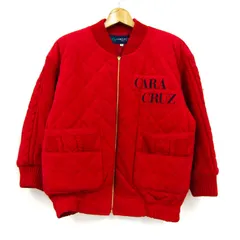 キャラ・オ・クルス ブルゾン ジャケット アウター キルティング レディース 9サイズ レッド CARA O CRUZ 【中古】