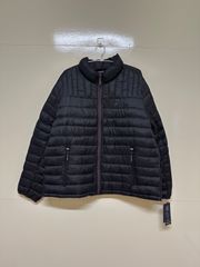 【新品未使用】 TOMMY HILFIGER 150AN796  メンズ 中綿ジャケット パッカブルジャケット アウター ナイロン ブルゾン M LEGACY ULTLA LOFT PUFFER JACKET BLACK 2XL