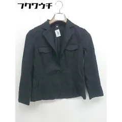 ◇ BOSCH ボッシュ シングル 1B 長袖 テーラードジャケット サイズ40 ブラック レディース  【中古】 【1108230010802】