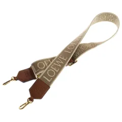 LOEWE (ロエベ) ロエベ バッグストラップ ベージュ ゴールド金具