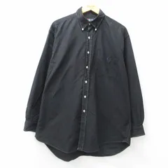 XL/古着 ラルフローレン 長袖 ブランド シャツ メンズ 90s ワンポイントロゴ BIG SHIRT オックスフォード 大きいサイズ ロング丈 コットン 