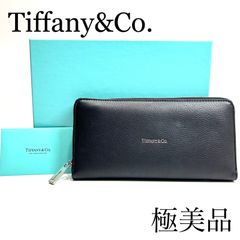 Tiffany & Co　ティファニー Large Zip Wallet ラウンドファスナー 長財布 ロゴ