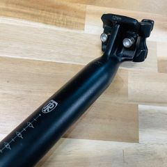 【中古品】 RITCHEY シートポスト φ31.6mm 300mm アルミ シートピラー リッチー 2ボルト マットブラック 257g 未カット クリーニング済