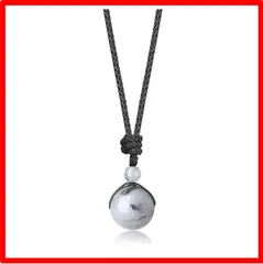 【送料無料 】Style: 16mmブラックルチルクォーツ (コアイ)COAI 16mmブラックルチルクォーツ 開運お守りペンダント ネックレス 長さ調節可能 