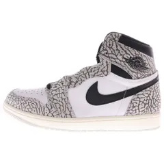 NIKE (ナイキ) AIR JORDAN 1 White Cement DZ5485 052 エアジョーダン1 ホワイトセメント ハイカットスニーカー ホワイト/ブラック US9.5/27.5cm