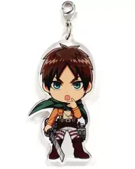【中古】キーホルダー・マスコット(キャラクター) エレン・イェーガー アクリルプレートチャーム 「一番くじ 進撃の巨人～自由への進撃～」 L賞