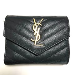 ✨美品✨サンローラン 二つ折り カサンドラ オリガミ Vステッチ