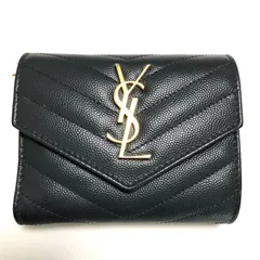 ⭐美品⭐Ｙｖｅｓ　Ｓａｉｎｔ　Ｌａｕｒｅｎｔ　カサンドラ　三つ折り財布　コンパクトウォレット