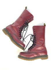 DR.MARTENS　ドクターマーチン　11855　14　EYELET　BOOTS　14アイロングブーツ　14ホールレザーシューズ　UK4　23cm程度　バーガンディのサムネイル