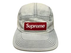Supreme (シュプリーム) Washed Chino Twill Camp Cap デニムキャンプキャップ 2017SS ライトブルー メンズ/027