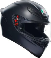 新品 AGV(エージーブイ) バイクヘルメット フルフェイス K1 S マットブラック Lサイズ 59-60cm 軽量 耐衝撃 ベンチレーション付き 通気性 衝撃吸収 快適フィット 安全設計