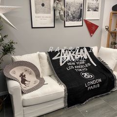 STUSSY ステューシー ラグ マット ブランケット