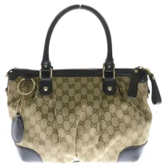 GUCCI (グッチ) スーキー GGキャンバス 2WAYキャンバスハンドバッグ 247902 ベージュ