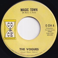Vogues Magic Town / Humpty Dumpty Co & Ce US C-234 211850 ROCK POP ロック ポップ レコード 7インチ 45