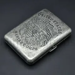【新品・未使用】 タバコケース 金属タバコケース ワンタッチ　煙草ケース　レトロ　アクセサリー　小物