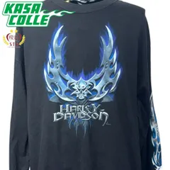 【HARLEY DAVIDSON】ハーレーダビッドソン 2002コピーライト ロングTシャツ XL