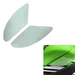 バイク タンクパッド 透明 クリア 左右セット 汎用品 傷防止 ニーグリップパッド タンクガード プロテクター オートバイ用 タンクトラクションパッド 滑り止め ドレスアップに[ゆうパケット発送、送料無料]mer007