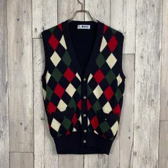 OLD Lakeland 00s レイクランド アーガイル ニット ベスト M